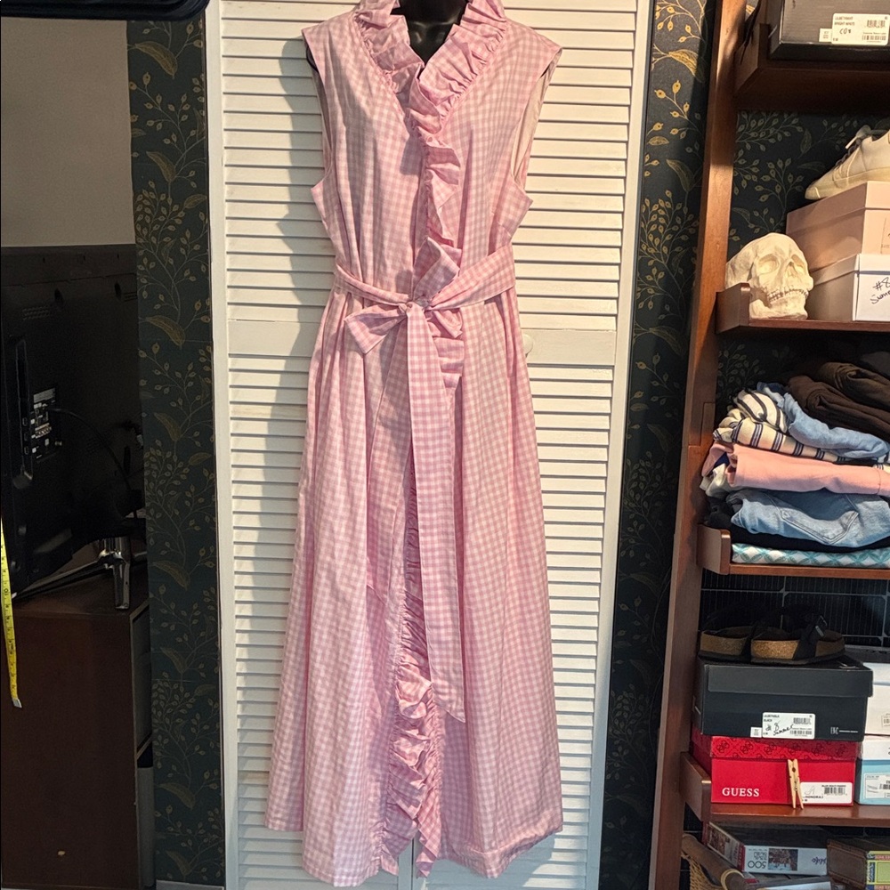 Elizabeth Wilson Ruffle Maxi Dress